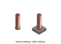 Colour Groove Stainless Steel Weld Studs For Short Cycle Stud Welding DIN EN ISO 13918