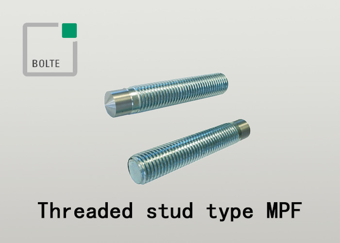 Threaded Stud Type MPF Stainless Steel Weld Studs For Drawn Arc Stud